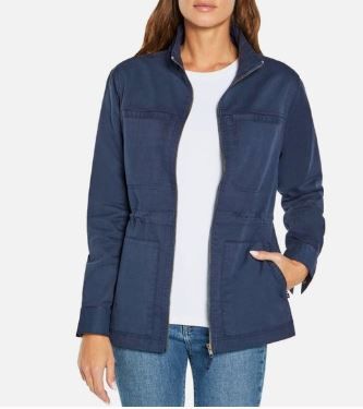 Photo 1 of GAP Women's Utility Field Jacket Size Small Midnight Blue 
