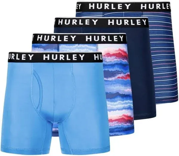 Photo 1 of Hurley Men’s Performance Boxer Brief 4pk LARGE
