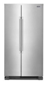 Photo 1 of Maytag 24.9-cu ft Side-by-Side Refrigerator (Fingerprint Resistant Stainless Steel)

