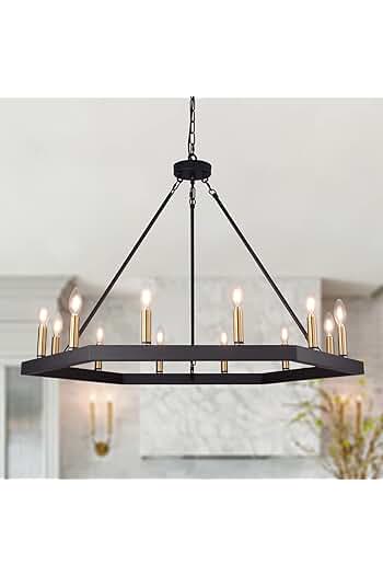 Photo 1 of 
Wellmet 12 Light Large Chandeliers for High 