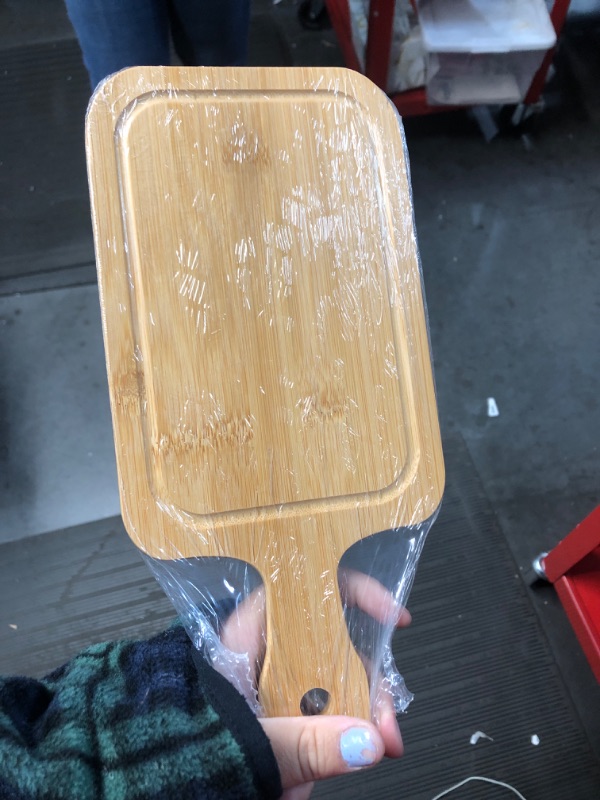 Photo 5 of * 10'' long *
BUGUUYO pizza plate wood chopping block bread board cheese tray pizza board butcher board pizza peel paddle