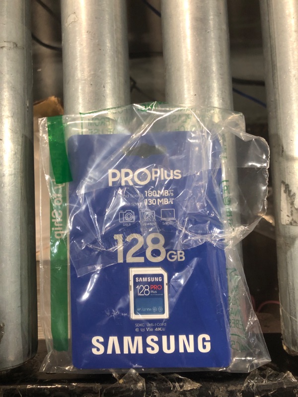 Photo 1 of SAMSUNG PRO Plus Full Size 128GB SDXC Memory Card, Up to 180 MB/s, Full HD & 4K UHD, UHS-I, C10, U3, V30 for DSLR, Mirrorless Cameras, PCs, MB-SD128S/AM, 2023 128GB Full Size SDXC PRO Plus (180MB/s)