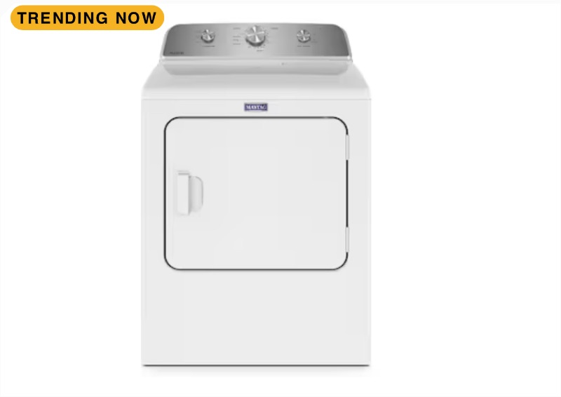 Photo 1 of Maytag 7-cu ft Electric Dryer (White)