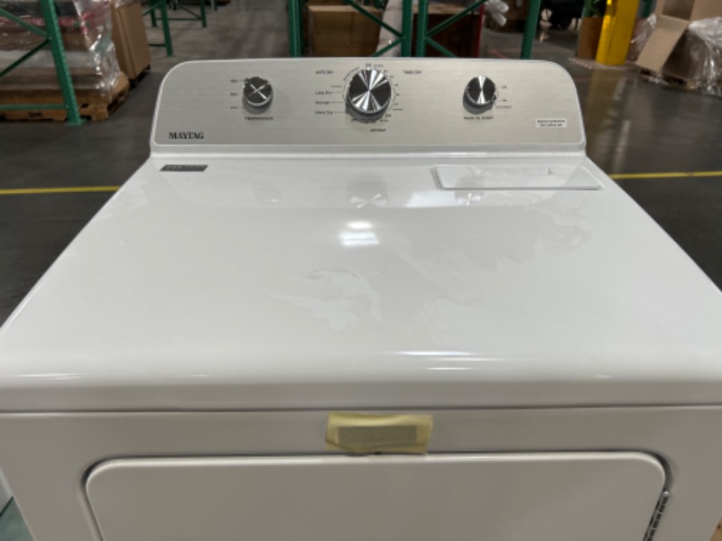 Photo 4 of Maytag 7-cu ft Electric Dryer (White)