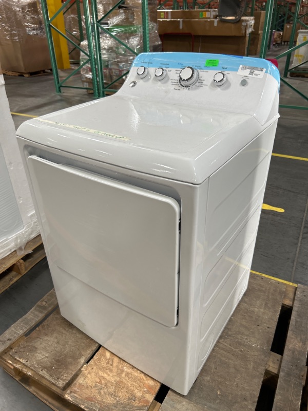 Photo 3 of GE 7.2-cu ft Electric Dryer (White)