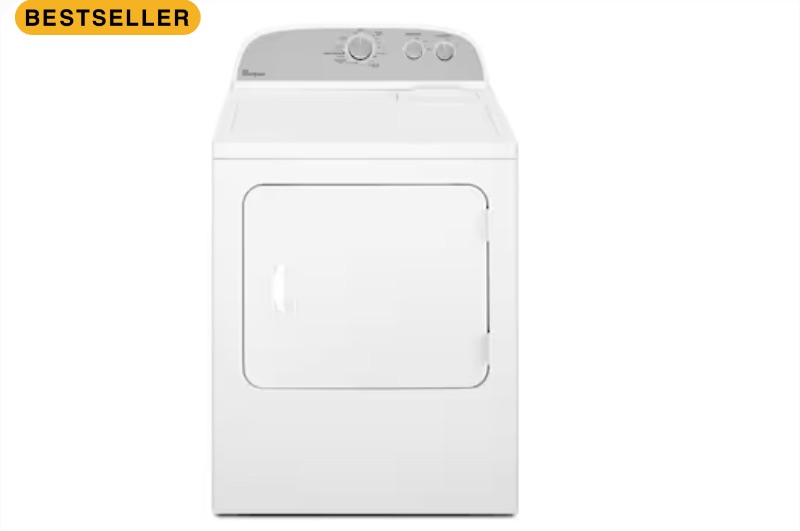 Photo 1 of Whirlpool 7-cu ft Electric Dryer (White)