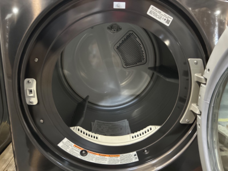 Photo 6 of ***USED - SCRATCHED AND DENTED - UNABLE TO TEST***
LG True Steam 7.4-cu ft Stackable Steam Cycle Smart Electric Dryer (Black Steel) ENERGY STAR