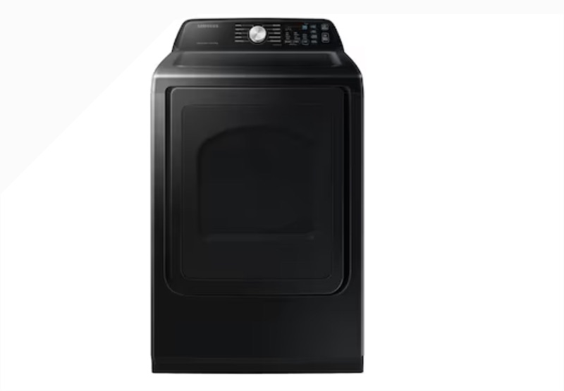 Photo 1 of Samsung 7.4-cu ft Smart Electric Dryer (Brushed Black)