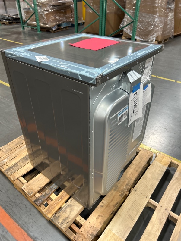 Photo 1 of LG TurboSteam 7.4-cu ft Stackable Steam Cycle Smart Electric Dryer (Graphite Steel) ENERGY STAR