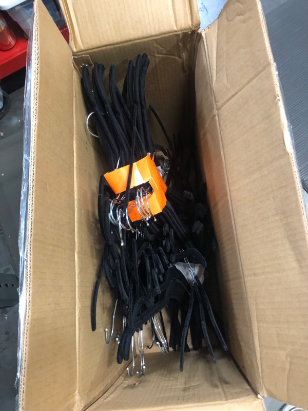 Photo 3 of *USED - SEE NOTES* Amazon Basics Slim Velvet, Non-Slip Suit Clothes Hangers, Pack of 100, Black/Silver
