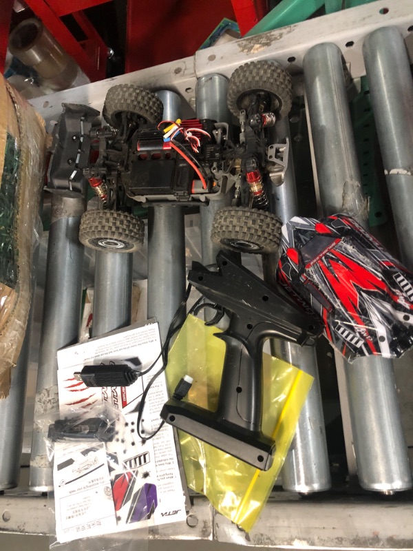 Photo 4 of *USED - SEE NOTES* Jetwood Remote Control Car 1:16 Scale, 4WD RTR Brushless Fast RC Cars for Adults All Terrain, Max 42mph Off-Road Hobby Electric RC Buggy, JC16EP with 2 Batteries, RC Truck Gifts for Boys
