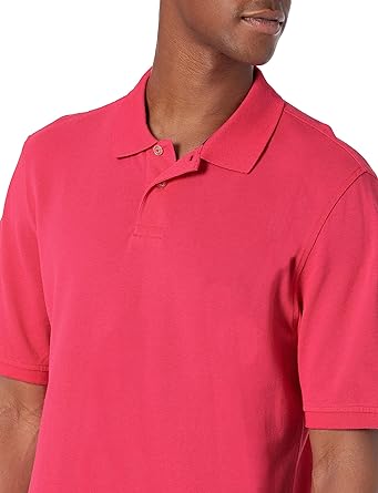 Photo 1 of Amazon Essentials Men's Regular-Fit Cotton Pique Polo Shirt, size Medium