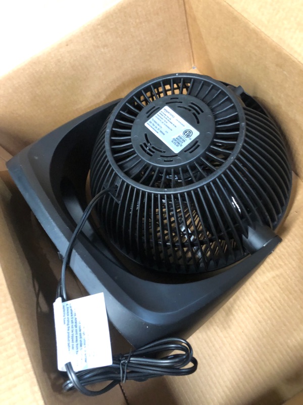 Photo 3 of *USED - SEE NOTES* Amazon Basics 3 Speed Small Room Air Circulator Fan, 7-Inch Blade, Black, 6.3"D x 11.1"W x 10.9"H
