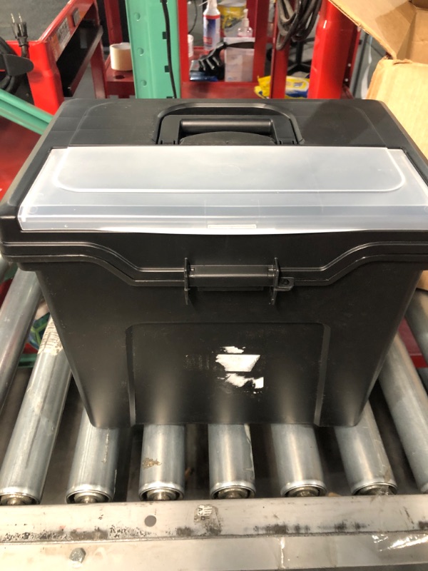 Photo 1 of * no clamp * see images *
IRIS USA Plastic Office Storage File Box, Black Single - Black w/ Handle