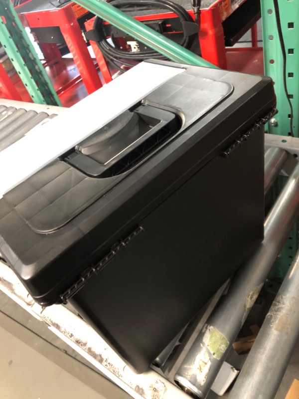 Photo 1 of * no clamp * see images *
IRIS USA Plastic Office Storage File Box, Black Single - Black w/ Handle