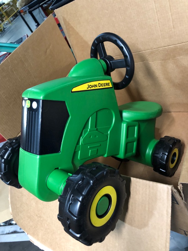 Photo 2 of *USED - LOOKS NEW* John Deere Ride On Toys Sit 'N Scoot Activity Tractor for Kids Aged 18 Months to 3 Years, Green