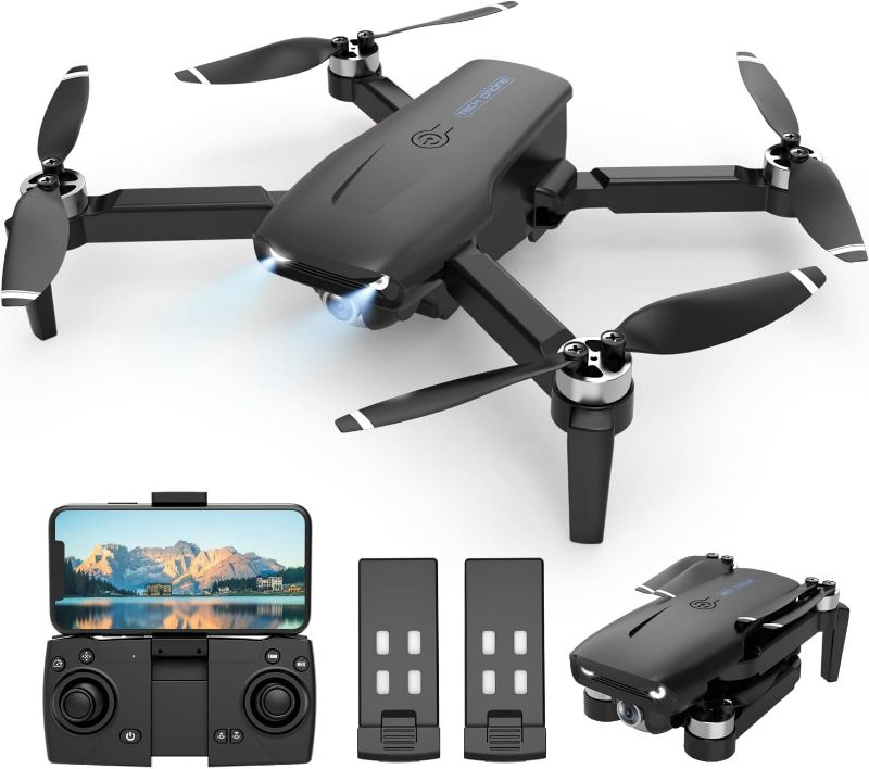 Photo 1 of *USED - SEE NOTES* LMRC-12 Drone with 1080p UHD Camera for Adults Beginner, Foldable 2.4GHz FPV Drone, Less than 249g, RC Quadcopter Toys Gifts with Brushless Motor, Altitude Hold, Follow Me, 2 Batteries, Black
