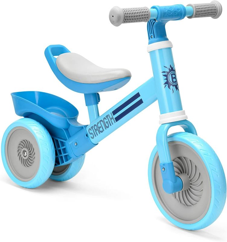 Photo 1 of Bakeling Balance Bike - Toddler Bike,Blue Tricycles for 2-4 Year olds,Baby Balance Bike Baby Toys Toddler Balance Bike Kids Balance Bike Baby Bike Ride on Toys Kids Bikes Toddler Toys for Gift