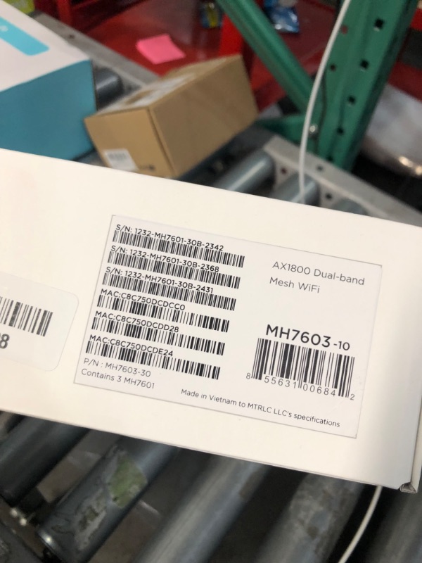 Photo 3 of Motorola MH7603 | WiFi 6 Router + Intelligent Mesh System | 3-Pack | Easy Setup, Security, Adblocking & Parental Controls with The Motosync app | AX1800 WiFi Three Pack