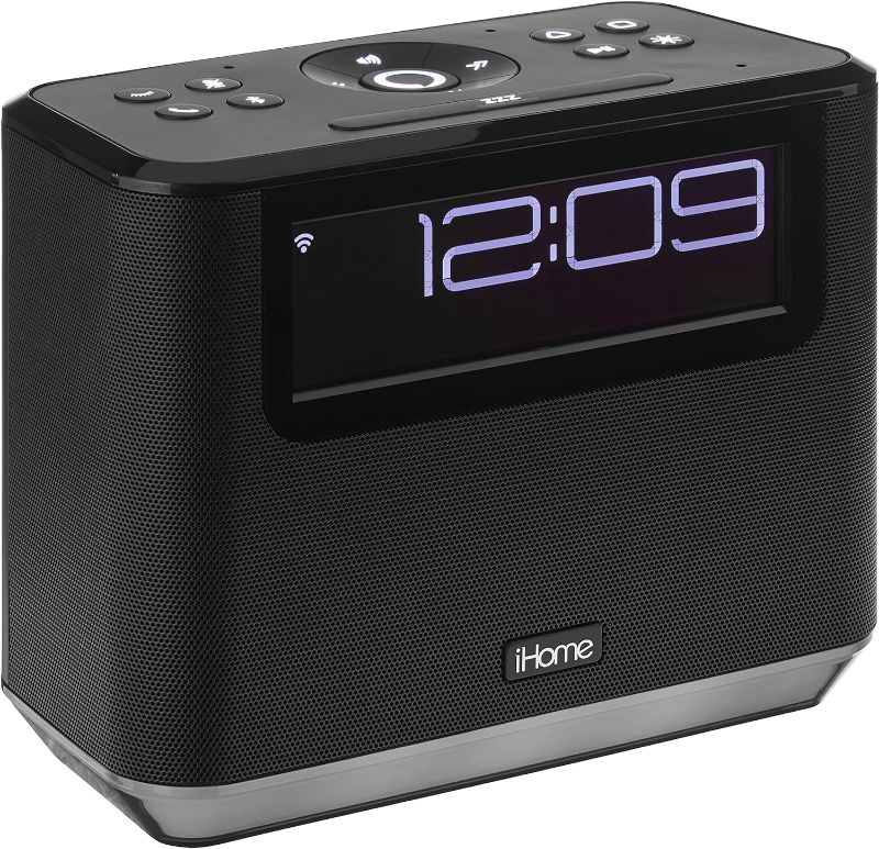 Photo 1 of *USED - SEE NOTES* iHome iAVS16 Bedside Speaker with Alexa Built In, Bluetooth, and USB Charging, Now Supports Spotify by Voice
