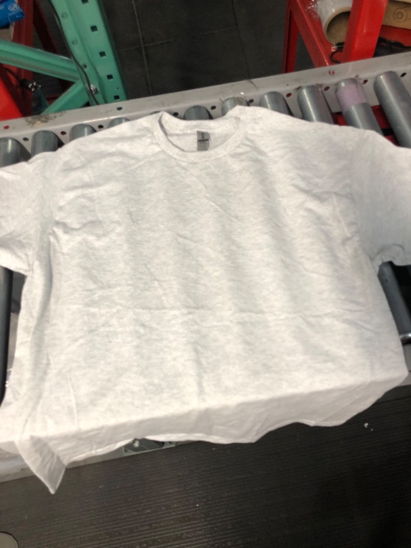 Photo 1 of Gildan Adult Heavy Cotton T-shirt, 2 PACK, Light Gray, Size XL
