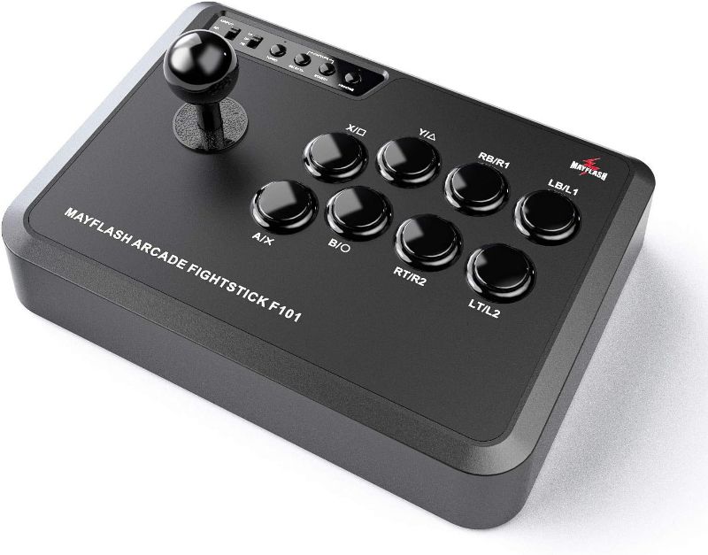 Photo 1 of MAYFLASH ARCADE STICK F101 for Nintendo Switch/PC/PS3/Android/Neogeo mini/SEGA MEGA Drive mini/SEGA GENESIS mini
