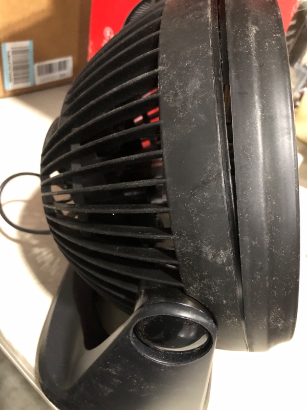 Photo 4 of * frame damaged * see images * 
 12 in. 3 Speed Whole Room Circulator Floor Fan