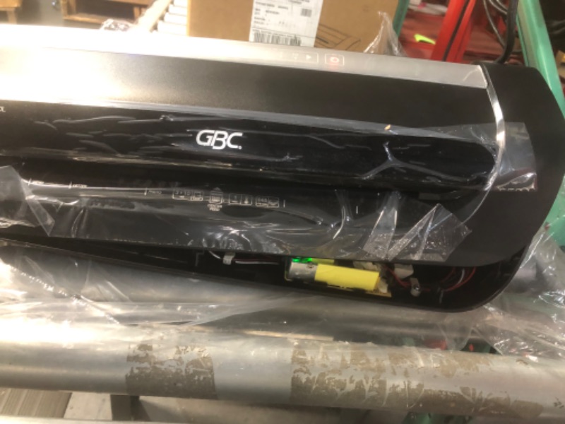 Photo 4 of *DAMAGED - SEE NOTES* GBC Thermal Laminator Machine, Fusion 7000L, 12 Inch, 1 Min Warm-Up, 3-10 Mil, with 50 EZUse Laminating Pouches (1703098F) , Black