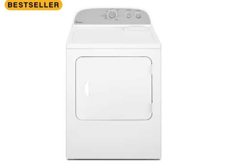 Photo 1 of Whirlpool 7-cu ft Electric Dryer (White)