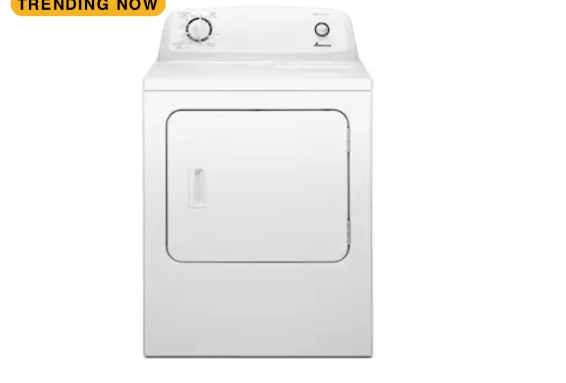 Photo 1 of ***Parts Only***Amana 6.5-cu ft Electric Dryer (White)