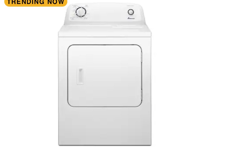 Photo 1 of Amana 6.5-cu ft Electric Dryer (White)