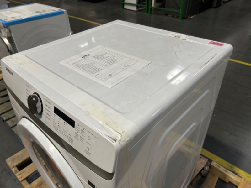 Photo 1 of Samsung 7.5 cu. ft. Stackable Vented Electric Dryer with Sensor Dry in White