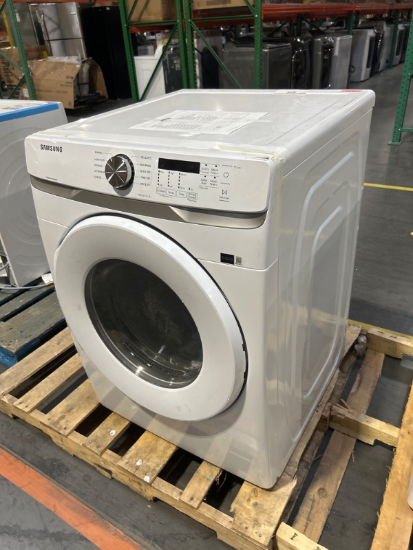 Photo 2 of Samsung 7.5 cu. ft. Stackable Vented Electric Dryer with Sensor Dry in White