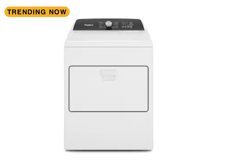 Photo 1 of Whirlpool 7-cu ft Electric Dryer (White)