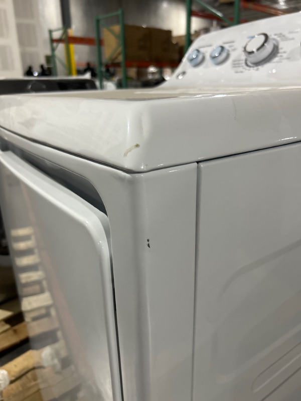 Photo 9 of GE 7.2-cu ft Electric Dryer (White)