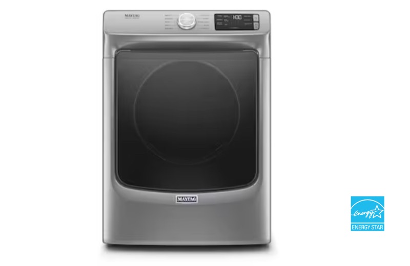 Photo 1 of ***USED - DENTED/SCRATCHED - UNABLE TO TEST***
Maytag 7.3-cu ft Stackable Electric Dryer (Metallic Slate) ENERGY STAR