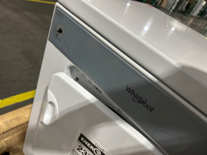 Photo 8 of Whirlpool. 3.4 cu. ft. 120-Volt White Compact Electric Vented Dryer with Flexible Installation