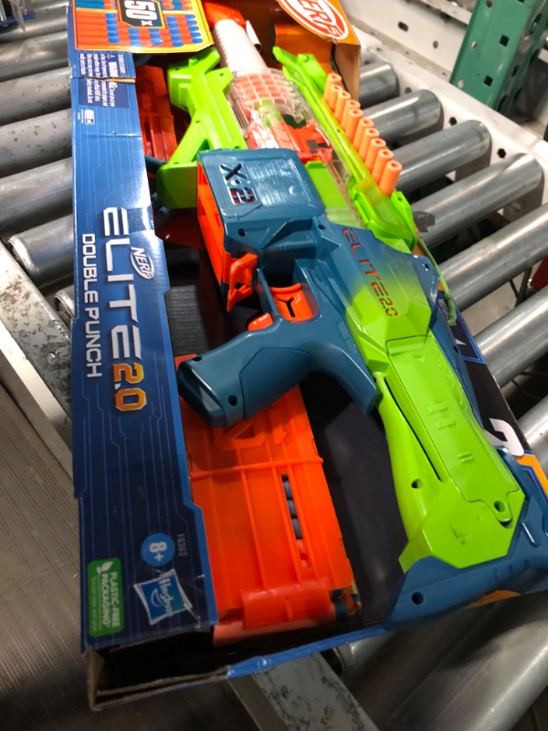 Photo 3 of **BROKEN*NON-FUNCTIONAL**
Nerf Elite 2.0 Double Punch Motorized Dart Blaster