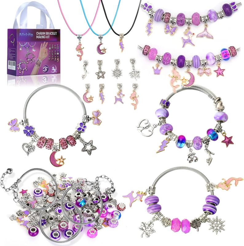 Photo 1 of * SEE NOTES * Niskite Girls Toys Age 6-8,Jewelry Bracelet Making Kit for Girls,5 6 7 8 9 10 Year Old