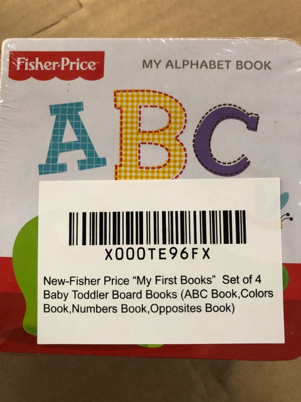 Photo 4 of  * SEE NOTES * Fisher-Price "My First Books Set of 4 Baby Toddler Board Books ( 2 PACK ) 