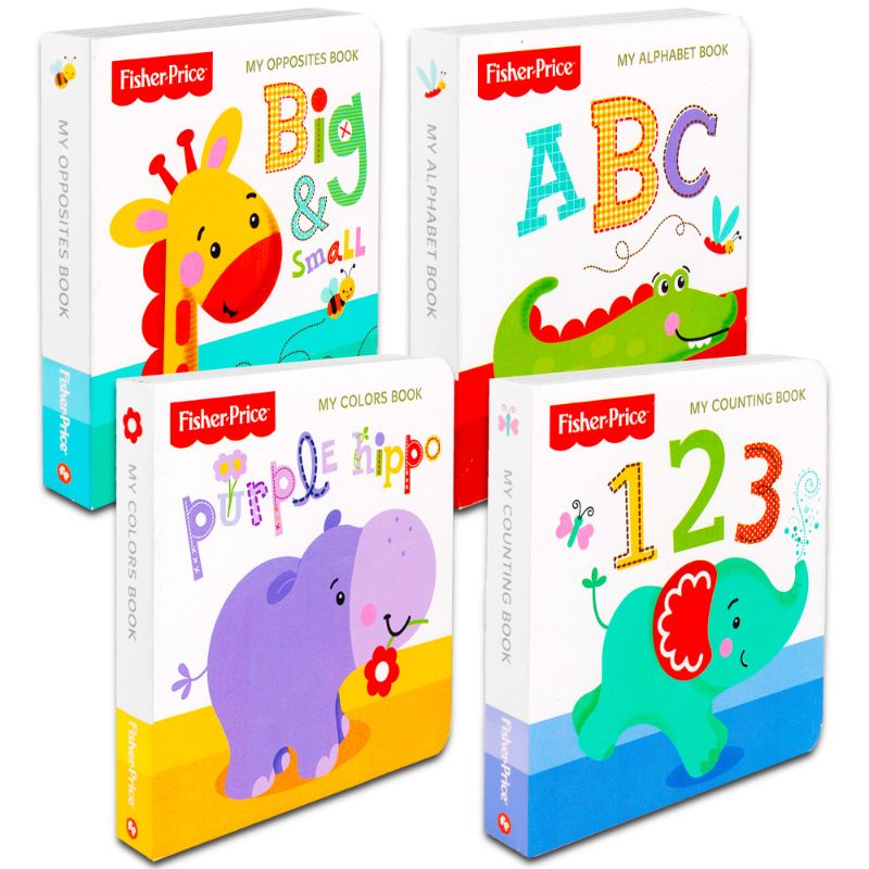 Photo 1 of  * SEE NOTES * Fisher-Price "My First Books Set of 4 Baby Toddler Board Books ( 2 PACK ) 