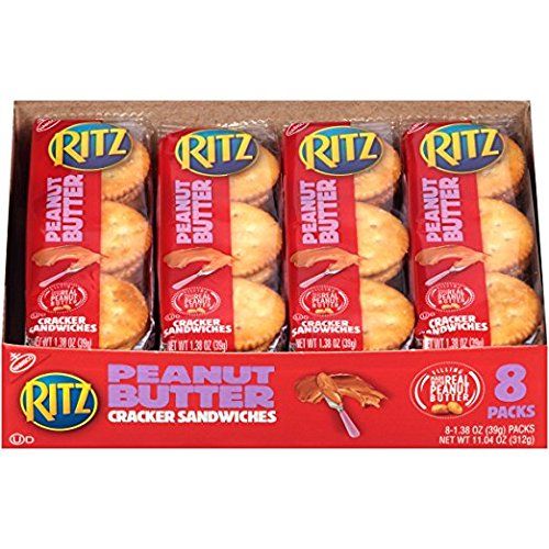 Photo 1 of * PACK OF 3 , EXP. DATES IN PHOTO * Ritz Peanut Butter Cracker Sandwiches, 1.38 Ounce per Pack (8 Packs) 