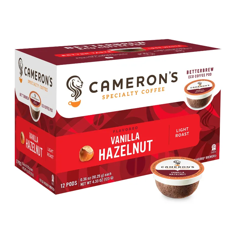 Photo 1 of * SEE NOTES  * Cameron's Specialty Coffee Vanilla Hazelnut Single Serve Pods, 12 count ( 2 PACK ) 