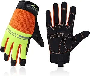 Photo 1 of HLDD HANDLANDY Utility Work Gloves, Men & Women ( LARGE ) 