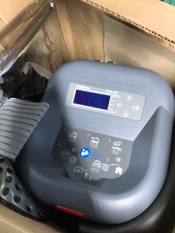 Photo 4 of **PARTS ONLY DOES NOT FUNCTION**
OasisSpace Cold Therapy Machine with 2 Flexible Pads and Timer - Lightweight Ice Machine 