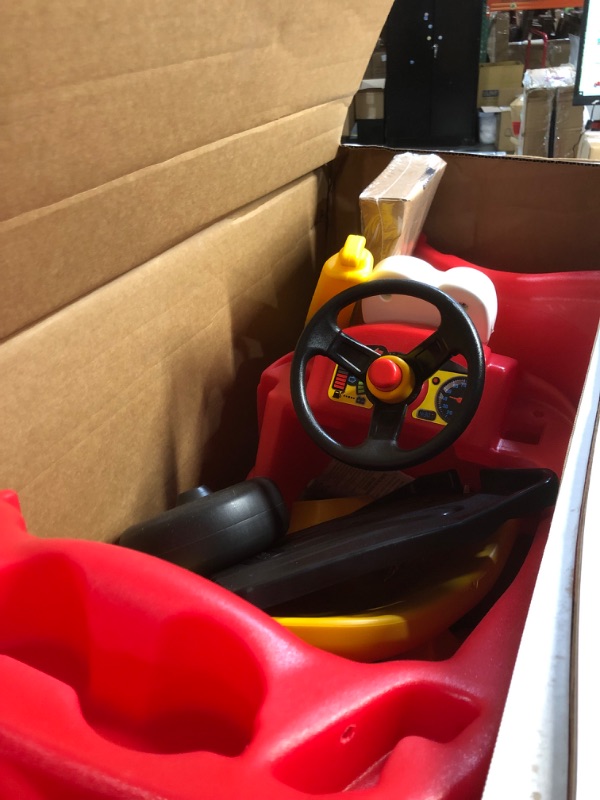 Photo 4 of ***USED - MISSING FRONT AXLE - OTHER PARTS LIKELY MISSING AS WELL***
Little Tikes Cozy Coupe 30th Anniversary Car, Non-Assembled, Standard Packaging, Multicolor