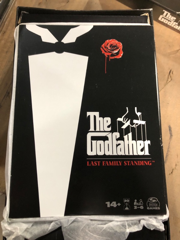 Photo 6 of ** BOX HAS MINOR DAMAGE PICTURED**
The Godfather, Last Family Standing Board Game Card Game