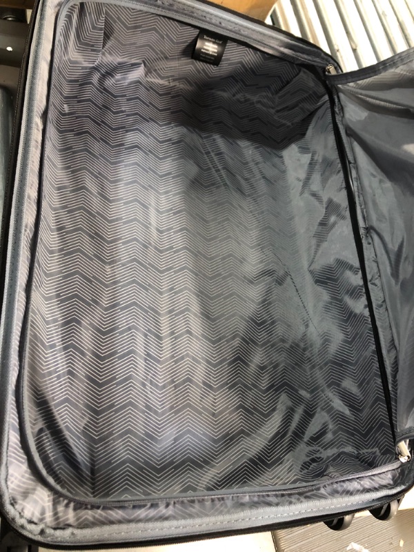 Photo 6 of **MINOR DAMAGE**MARKS ON OUTER CORNERS OF LARGE SUITCASE**PICTURED**
Travelers Club Chicago Hardside Expandable Spinner Luggage, Navy Blue, 5 Piece Set Navy Blue 5 Piece Set