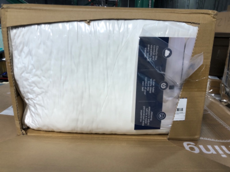 Photo 1 of ACCURATEX Bed Pillows King Size Set of 2, Hybrid Shredded Memory Foam Pillow[Adjustable 