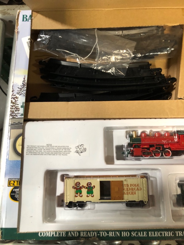 Photo 5 of Bachmann Trains - Jingle Bell Express Ready To Run Electric Train Set - HO Scale